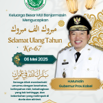 Mabruk Alfa Mabruk Selamat Milad Ke – 44 Walikota Banjarmasin H.M.Yamin HR